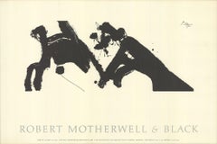 1979 'Robert Motherwell & Black' Contemporary USA Etching