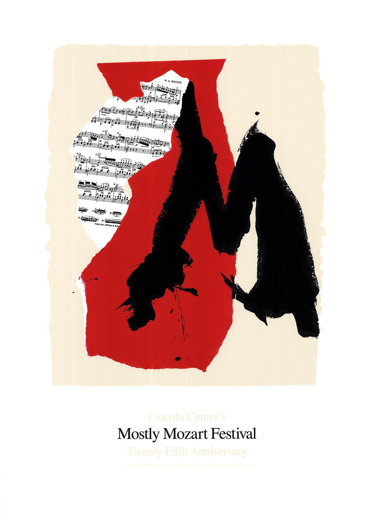 1991 d'après Robert Motherwell « Mosttly Mozart Festival » 