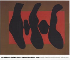 2020 After Robert Motherwell 'La Danse II' Modernism Spain Offset Lithograph