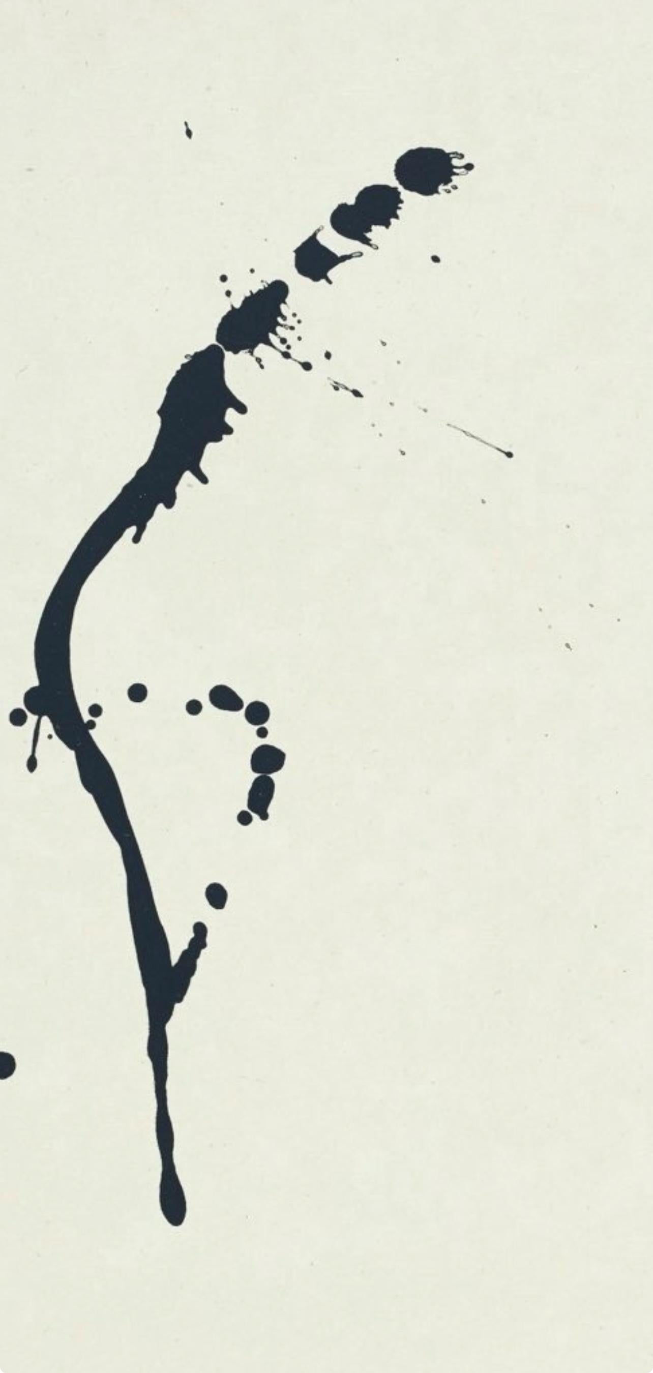 Un lancio di dadi (Belknap 354-380; Engberg/Banach 415-441), Tre poesie - Print di Robert Motherwell