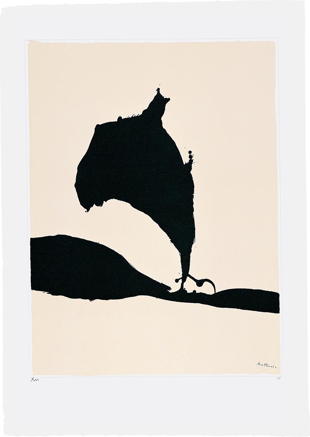 Robert Motherwell Abstract Print - Africa Suite: Africa 9