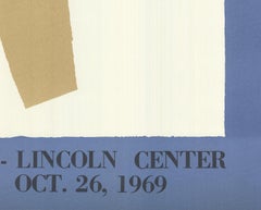 After Robert Motherwell-Juilliard School Dedication Vintage