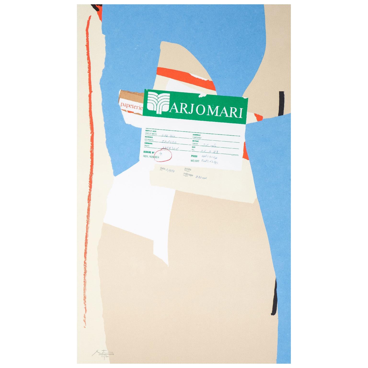Variazioni America La France II - Print di Robert Motherwell