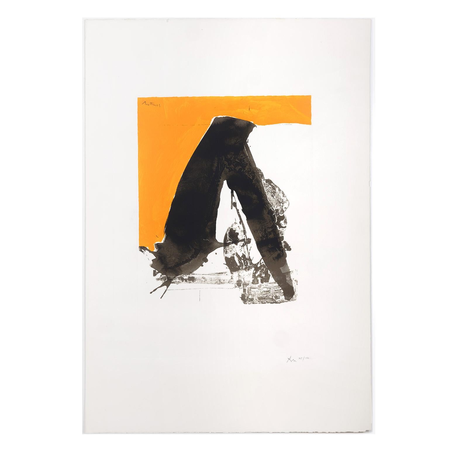 Robert Motherwell Abstract Print - Basque Suite #12