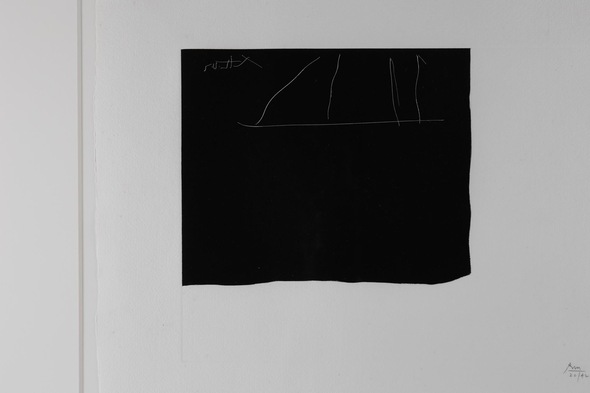Schwarze Flagge CR 304 – Print von Robert Motherwell