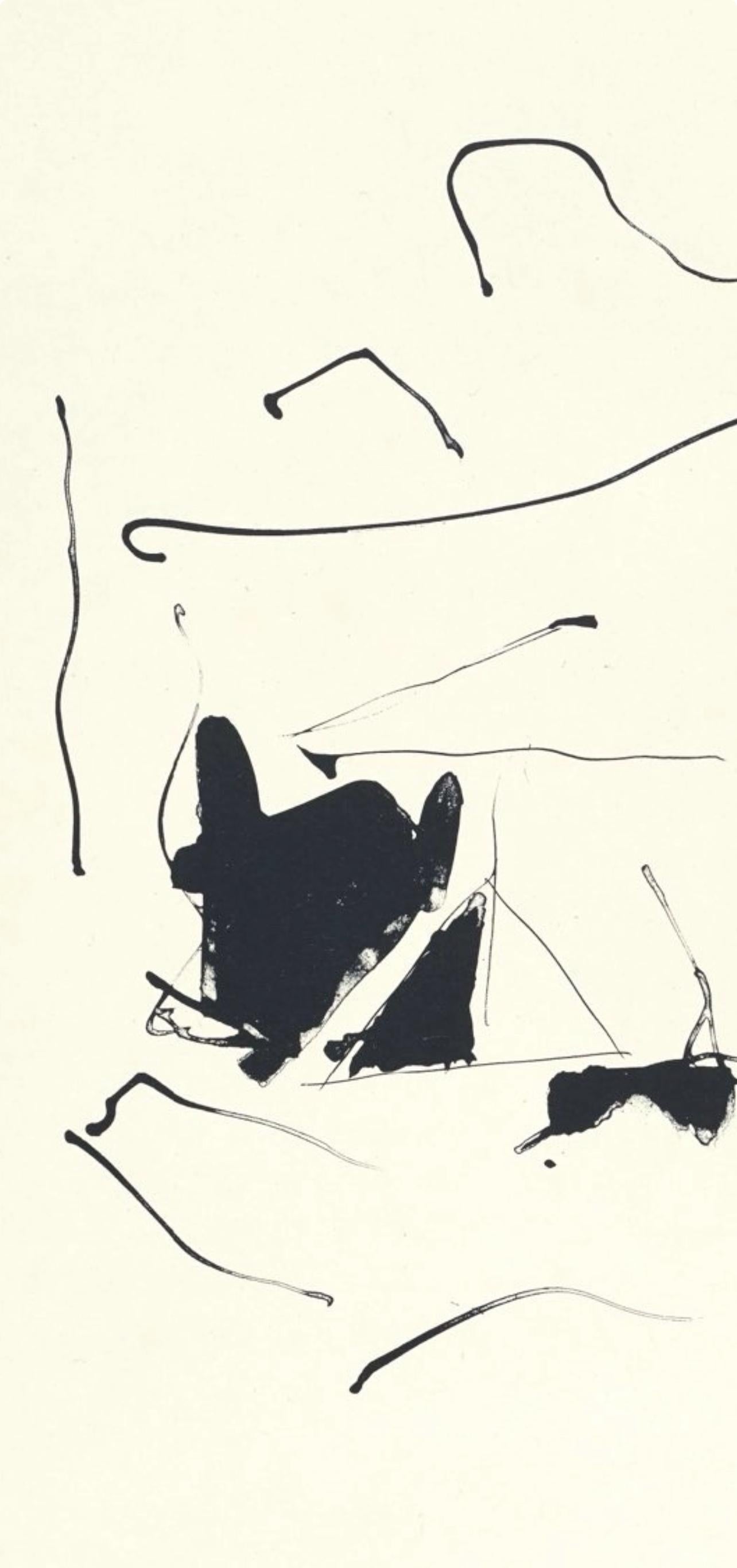 Acqua bruciata (Belknap 354-380; Engberg/Banach 415-441), Tre poesie - Print di Robert Motherwell