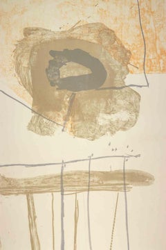 Chair - Lithograph by Robert Motherwell - 1972