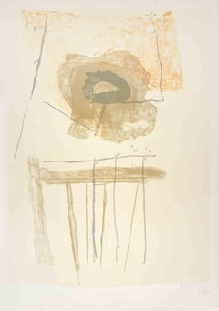 Chair - Lithograph by Robert Motherwell - 1972