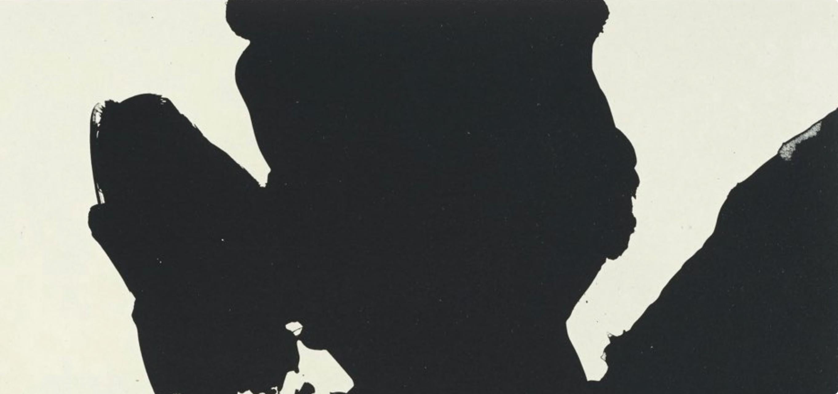 Composizione (Belknap 354-380; Engberg/Banach 415-441), Tre poesie - Print di Robert Motherwell