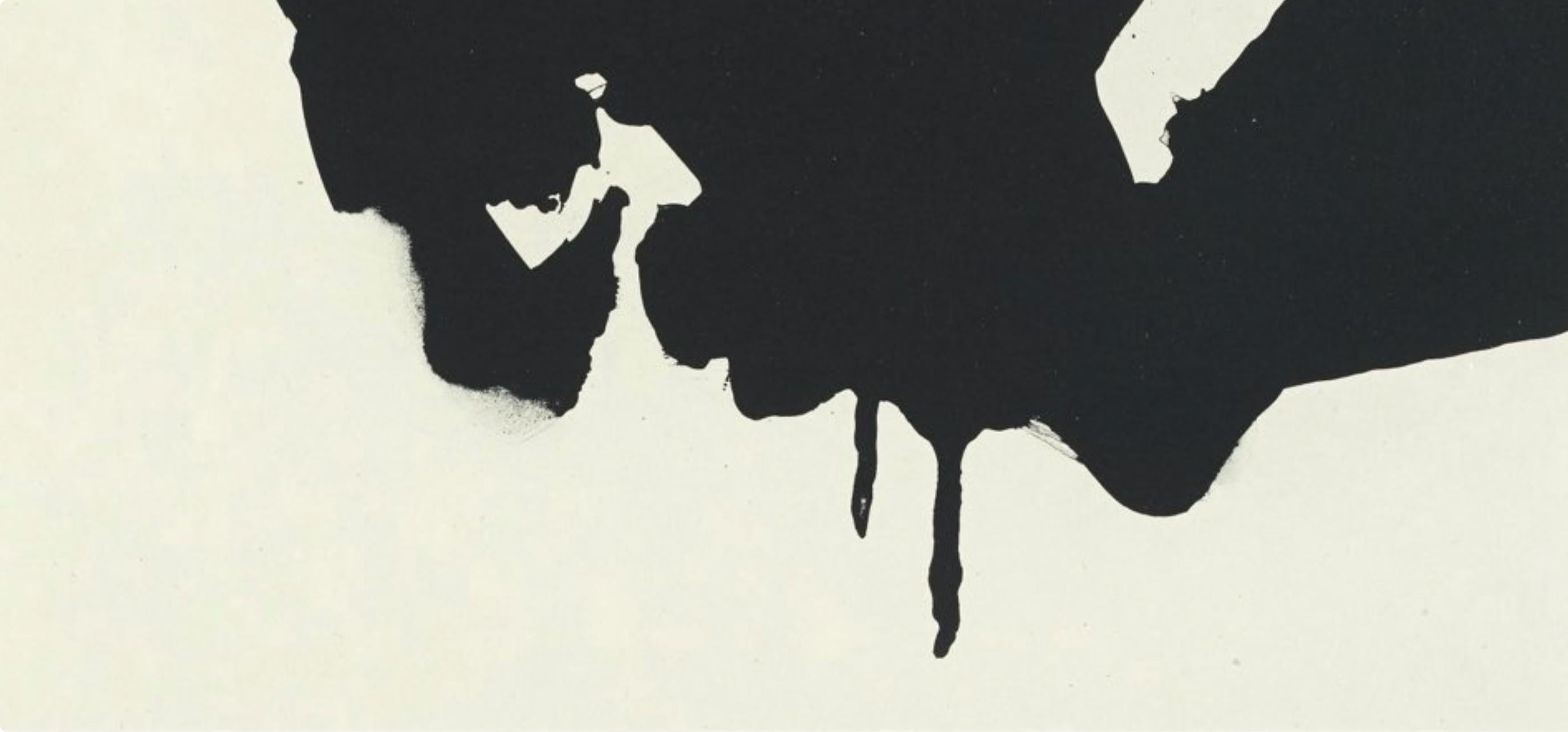 Composizione (Belknap 354-380; Engberg/Banach 415-441), Tre poesie - Print Espressionismo astratto di Robert Motherwell