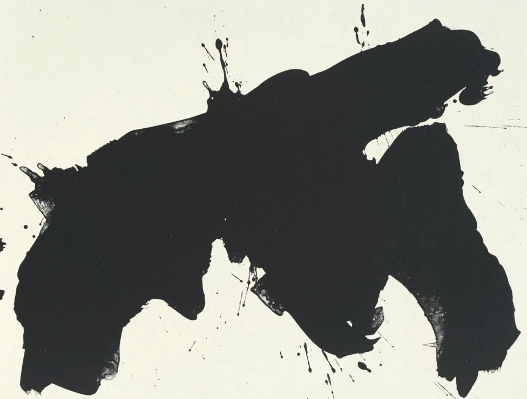 Abstract Print di Robert Motherwell - Composizione (Belknap 354-380; Engberg/Banach 415-441), Tre poesie