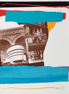 Cultural Institutions, Abstract Expressionist Lithograph by Robert Motherwell