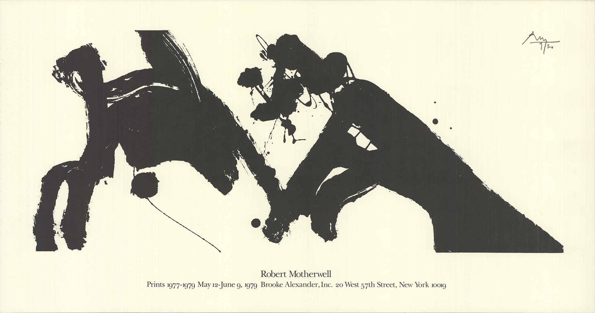 Robert Motherwell Abstract Print - Dance I