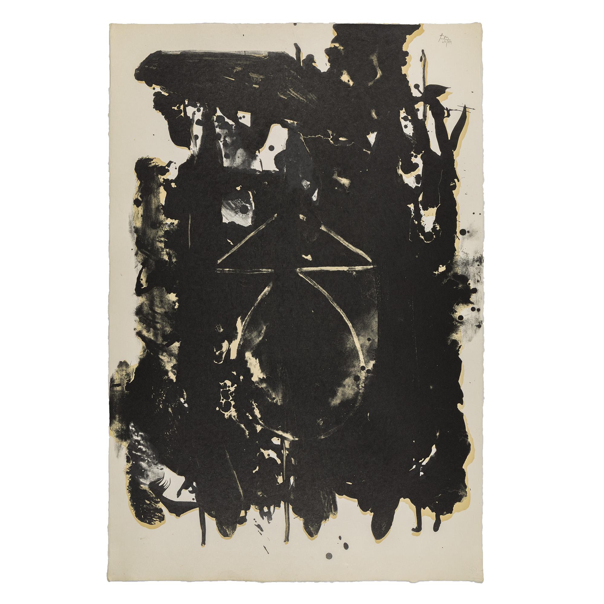 El General - Abstract Print by Robert Motherwell