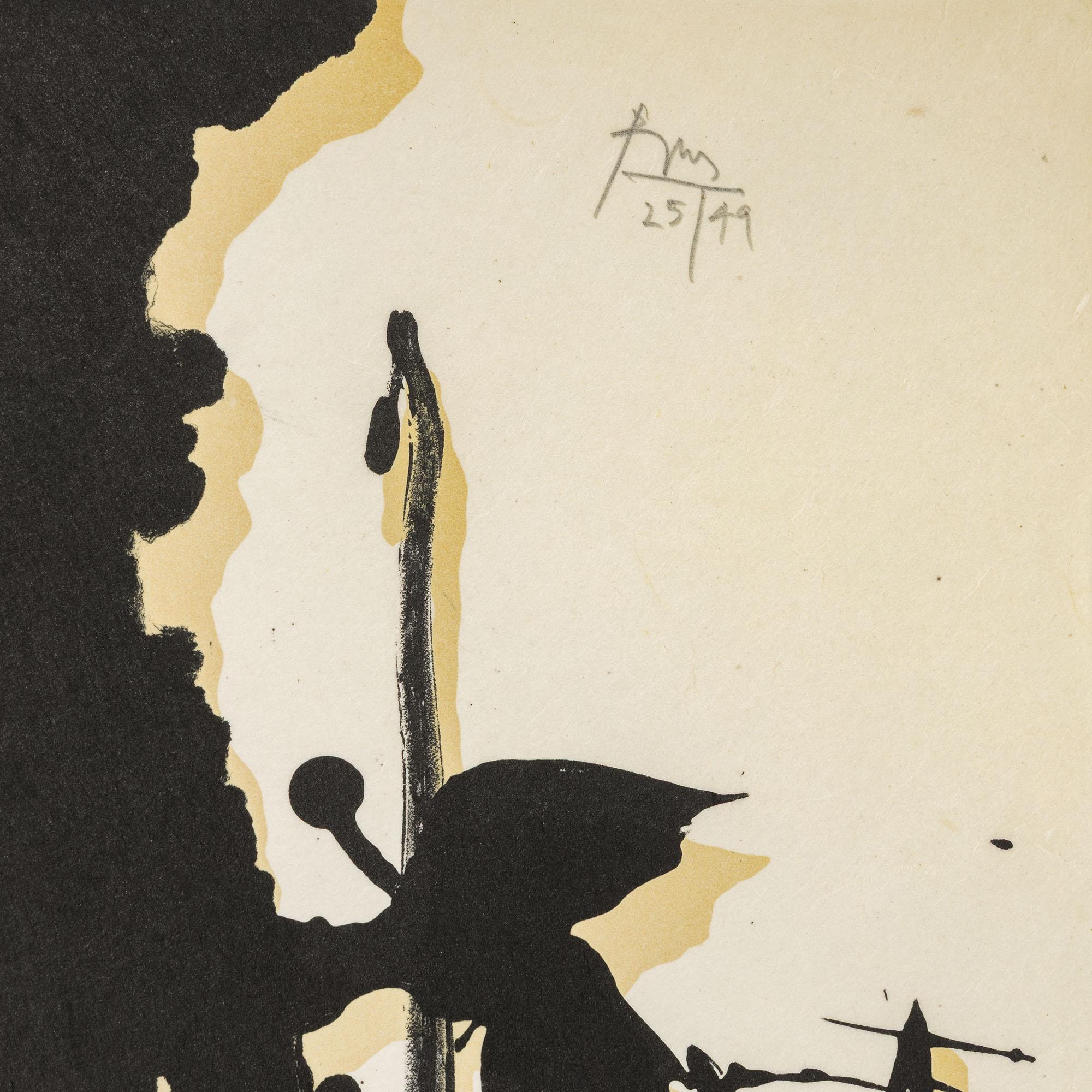 Robert Motherwell (1915-1991), alongside Jackson Pollock, Mark Rothko, and Willem de Kooning, made up the quartet of American abstract painters that radically defined Modern painting and established New York City as the center of the art world for