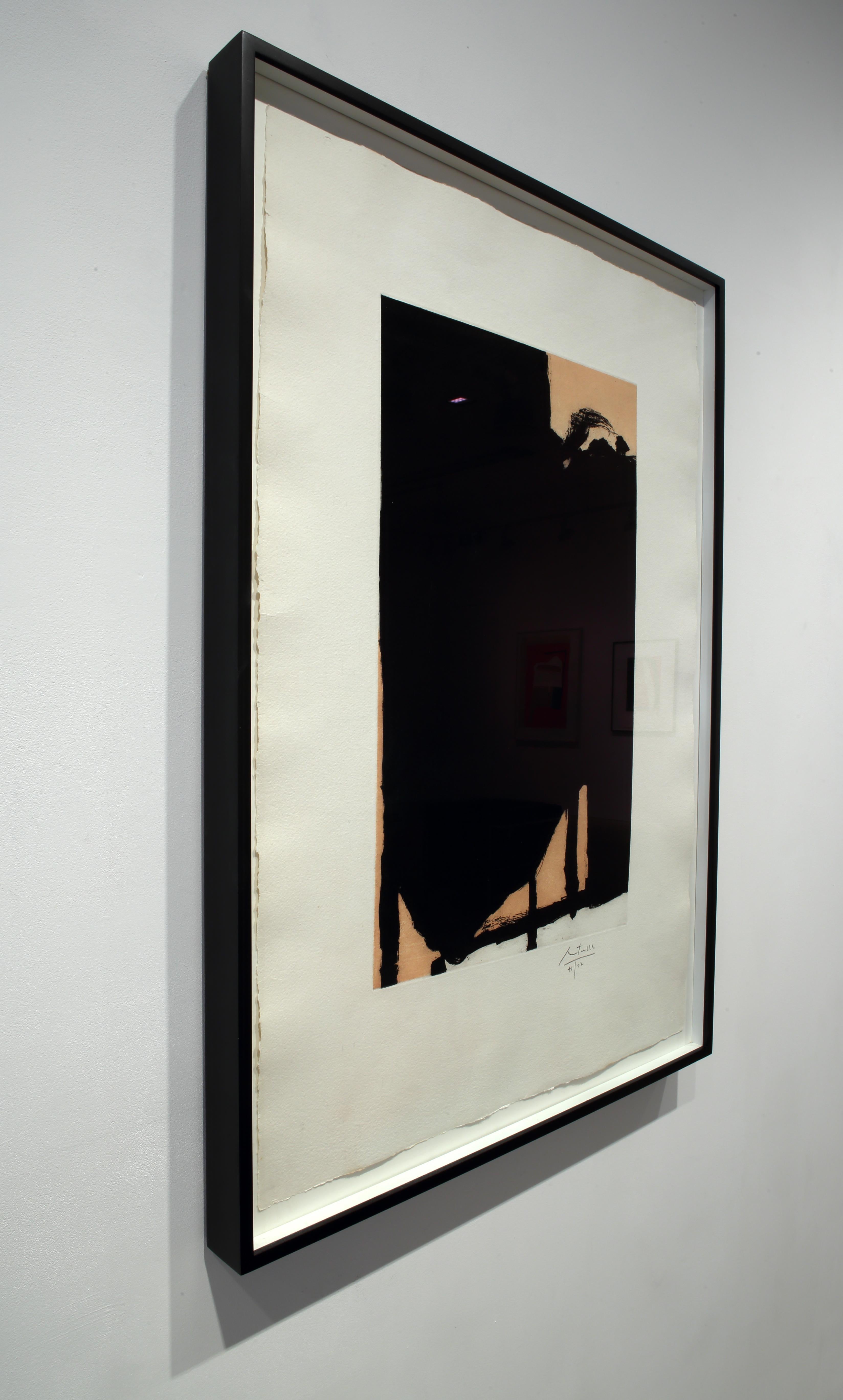 Fragment d'Elegy II - Abstrait Print par Robert Motherwell