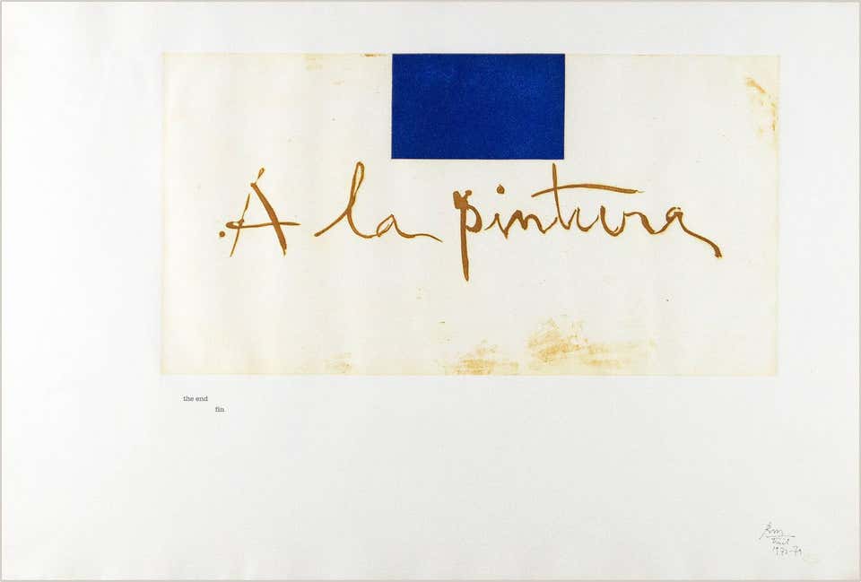 Frontispiece from" A la Pintura"