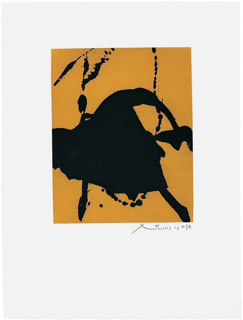 Robert Motherwell - Black with No Way Out For Sale at 1stDibs | robert ...
