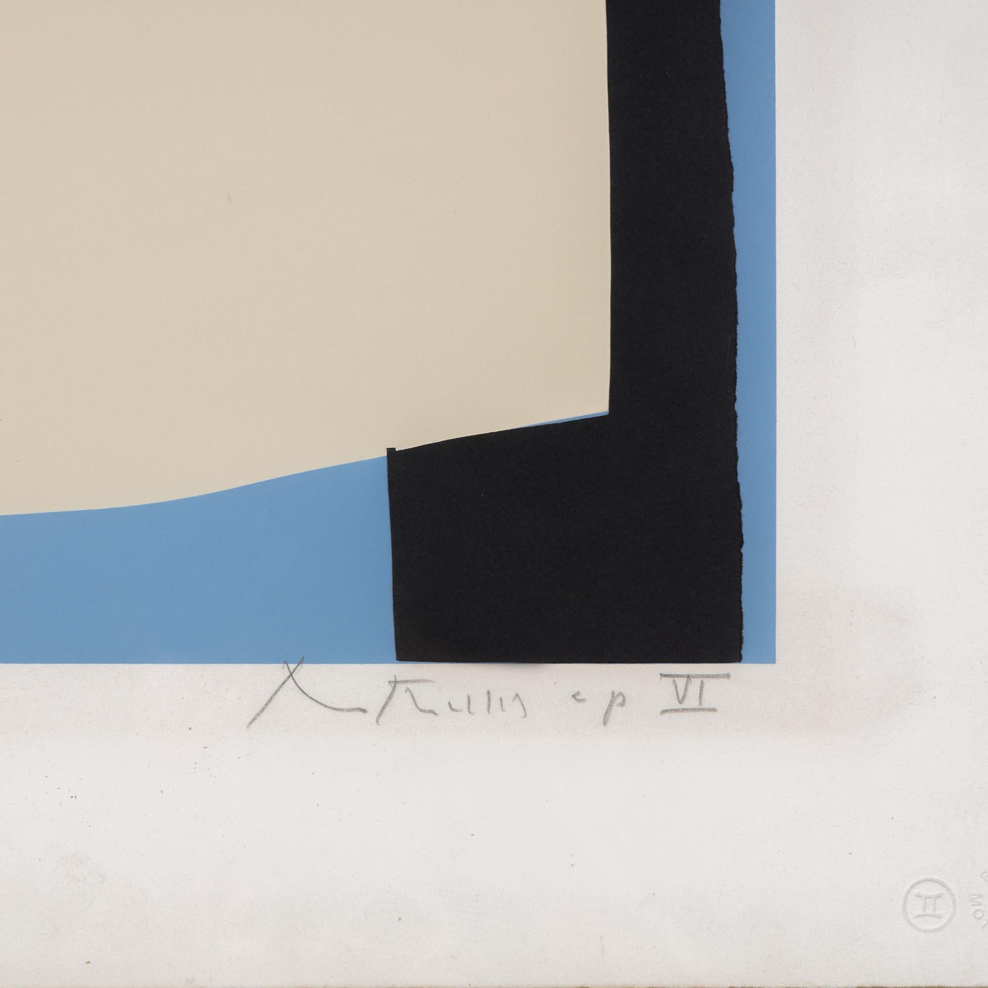 Harvest, In Scotland - Abstract Expressionist Print by Robert Motherwell
