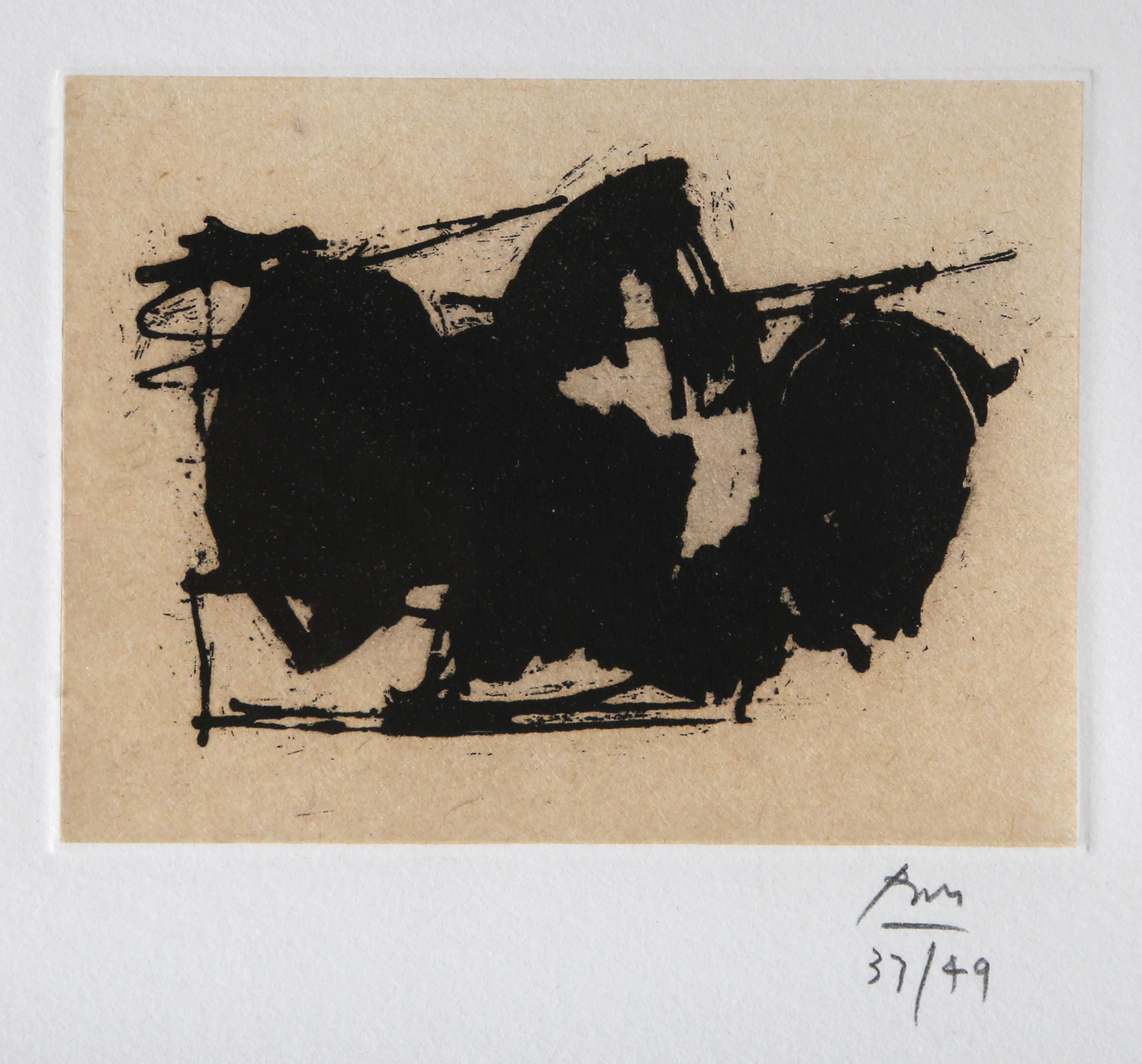 A leading exponent of American abstract expressionism, Robert Motherwell has served as a vital spokesman for the avant-garde of the mid-twentieth century. He introduced the term "abstract expressionism" into the United States, and helped crystallize