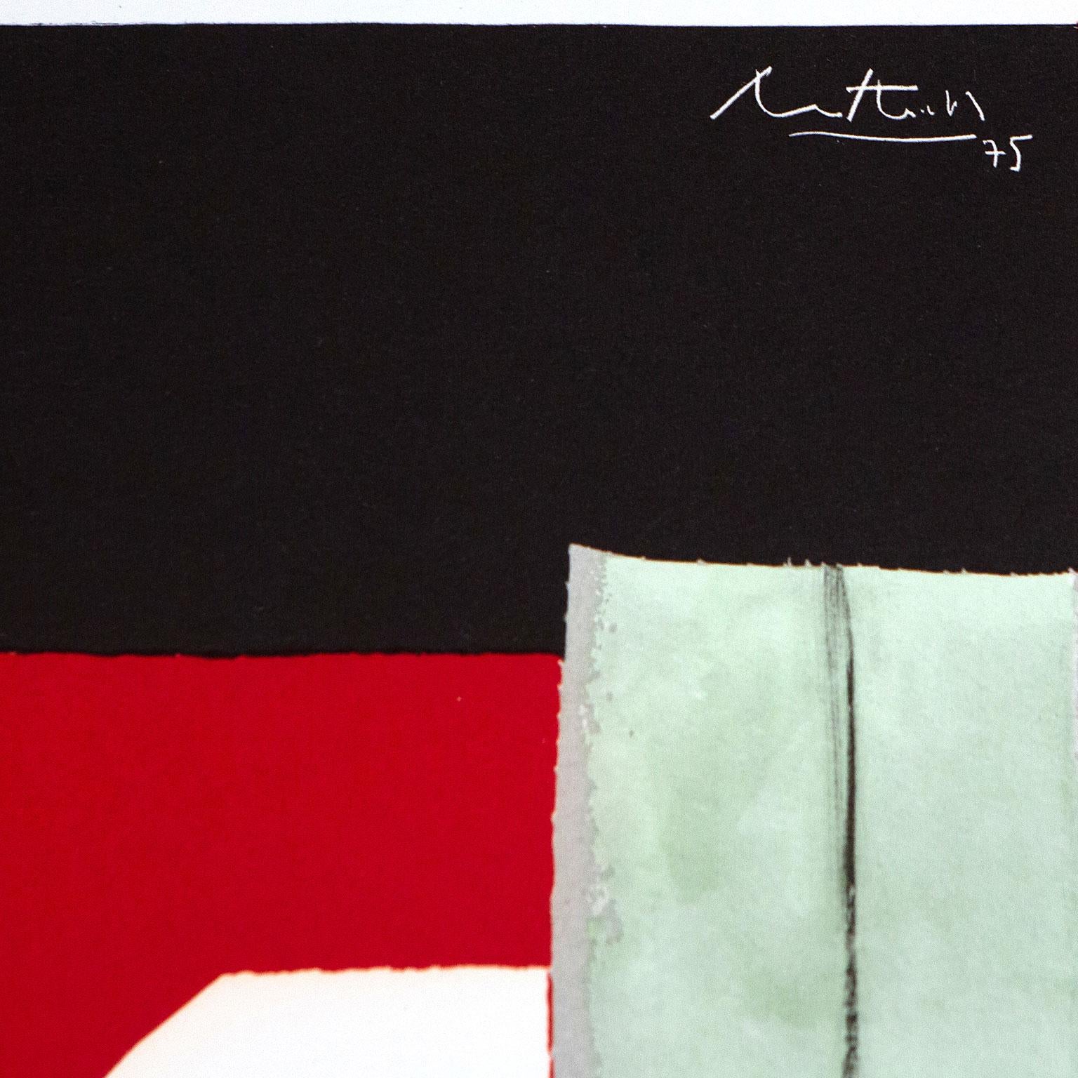 In Celebration - Abstract Expressionist Print by Robert Motherwell