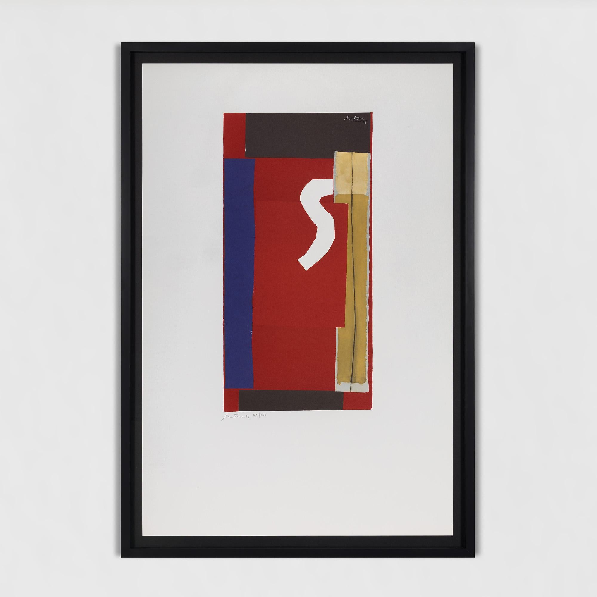 Robert Motherwell Abstract Print - In Celebration