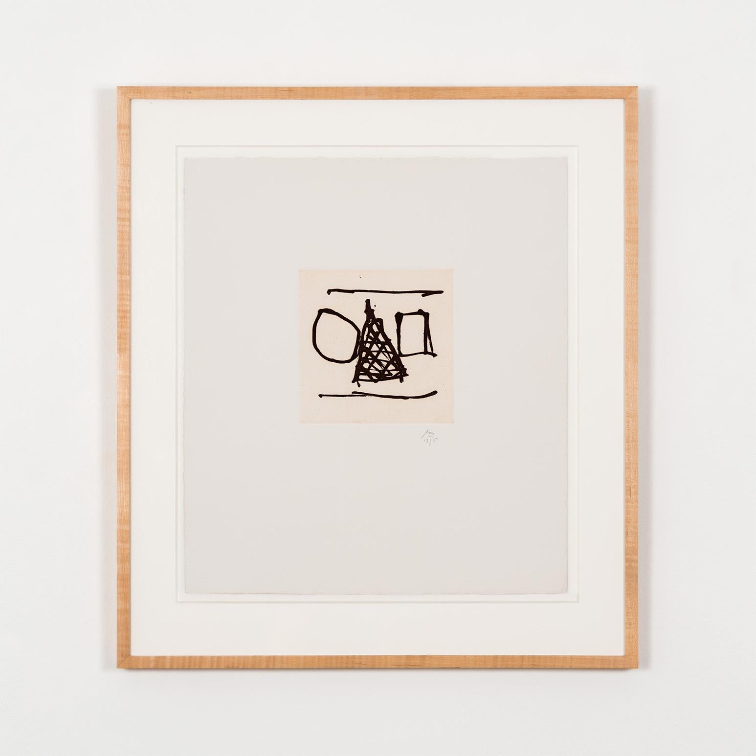 Robert Motherwell Abstract Print - Irish Suite #6