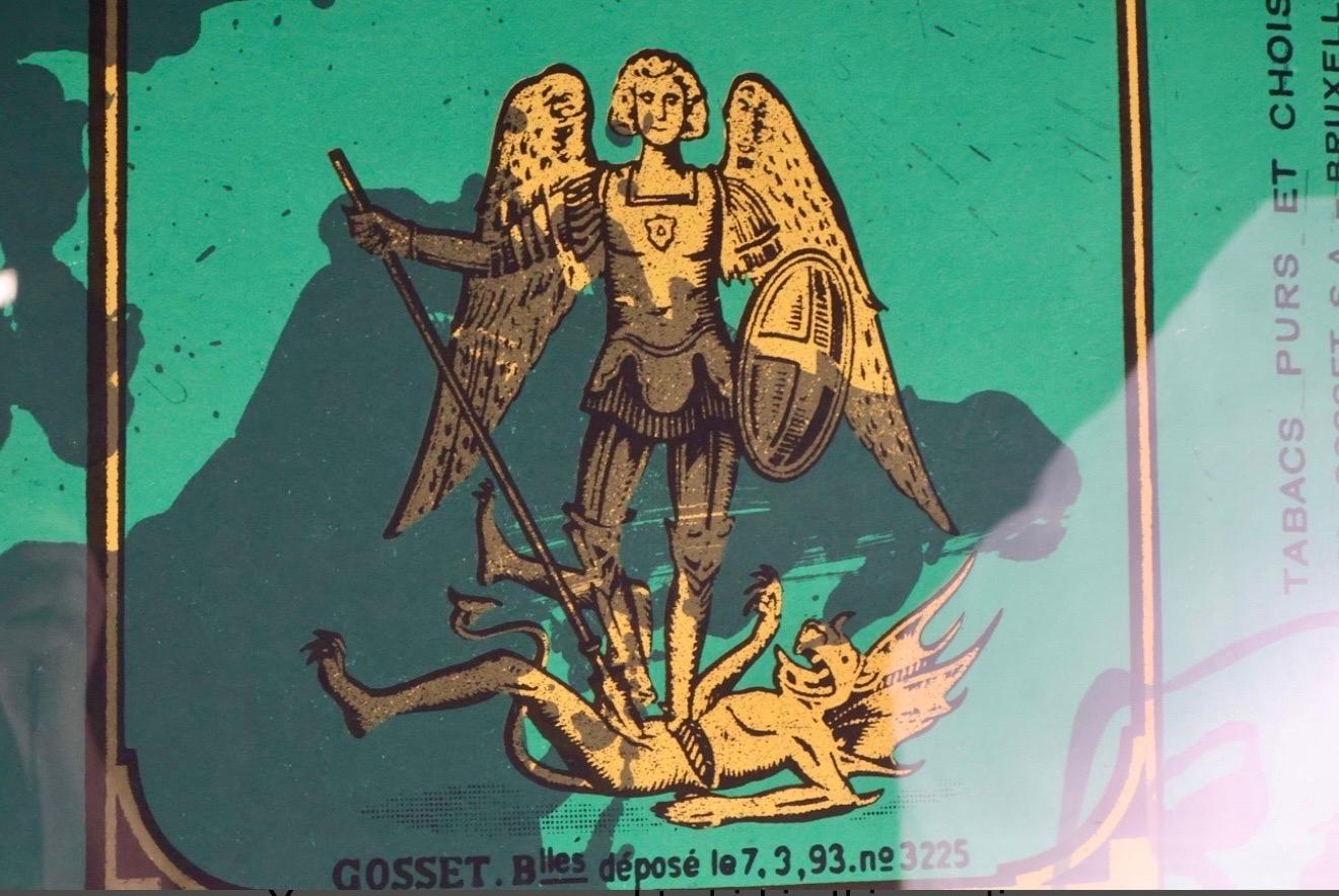 Grande litografia espressionista astratta in serigrafia Robert Motherwell St. Michael in vendita 11