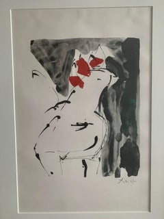 "Le Coq " Robert Motherwell Tyler Gr. Ed 4/40 1975 Silkscreen Abstract