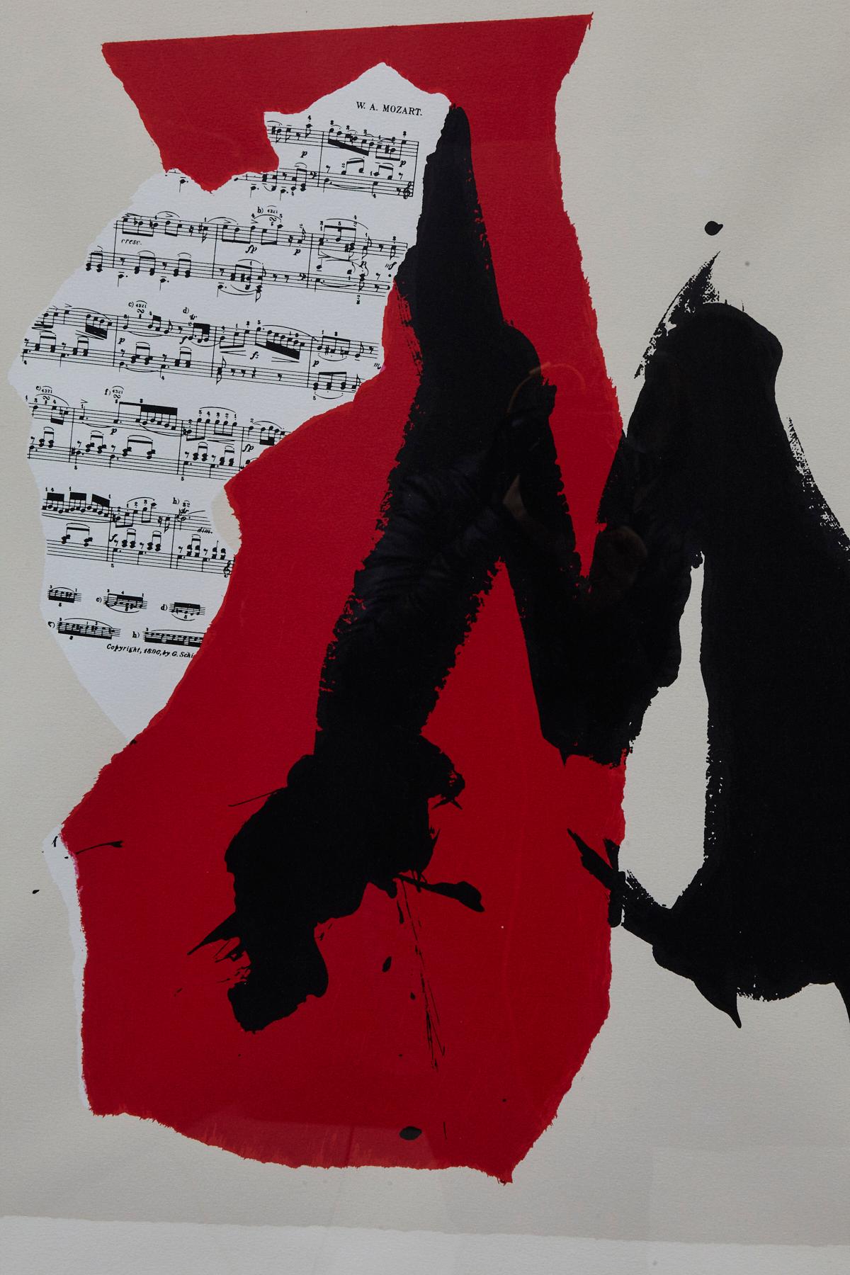 Lincoln Center's Mostly Mozart Festival - 25th Anniversary - Abstract Expressionist Print by Robert Motherwell