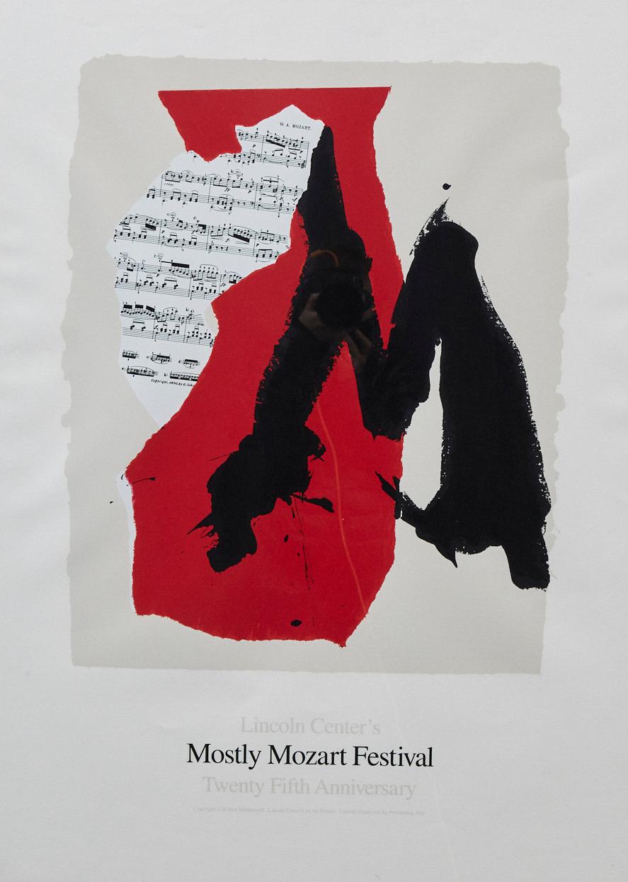 Robert Motherwell Abstract Print - Lincoln Center's Mostly Mozart Festival - 25th Anniversary