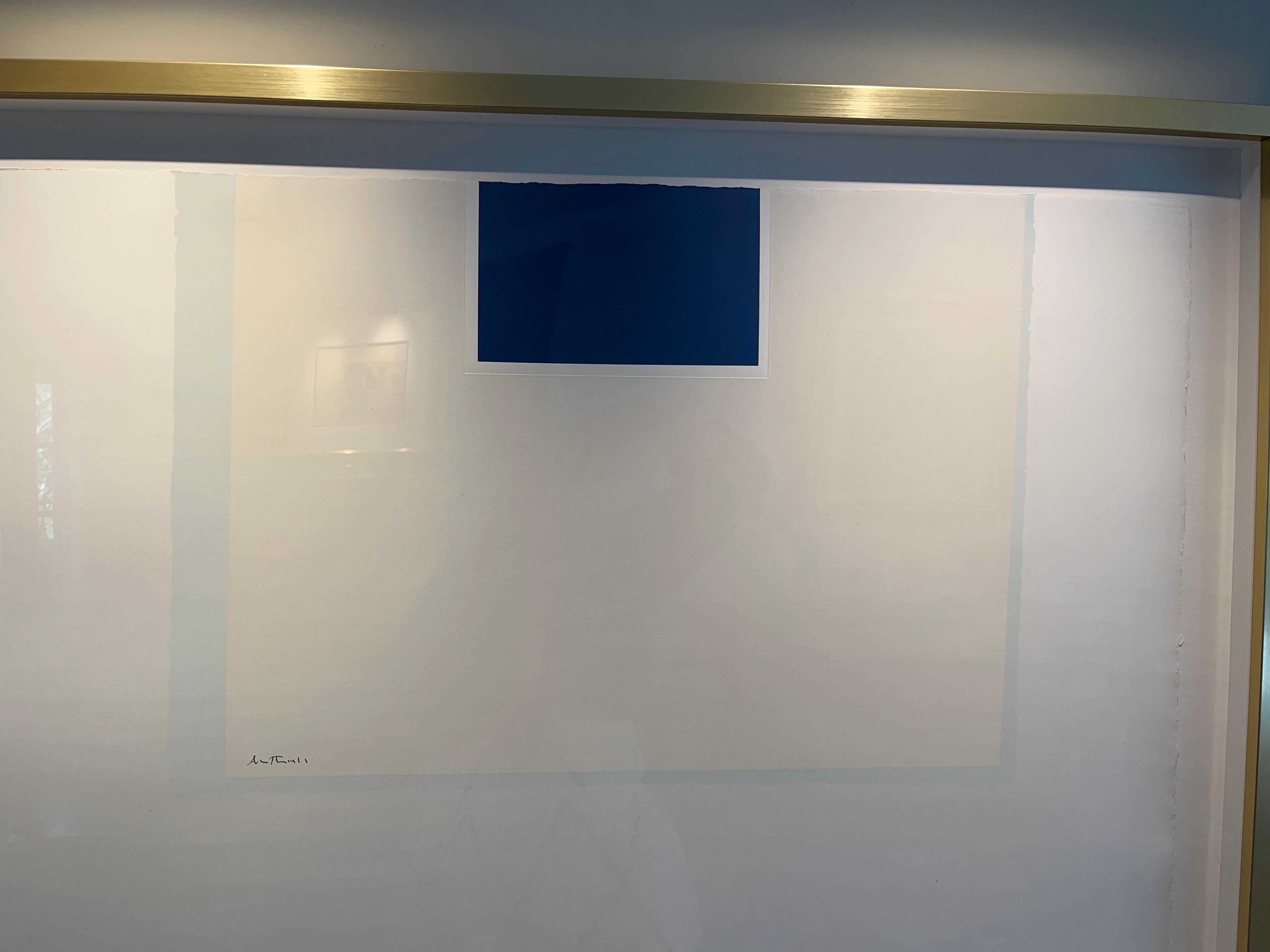 London Series II: Untitled (Blue/Cream) by Robert Motherwell For Sale 2
