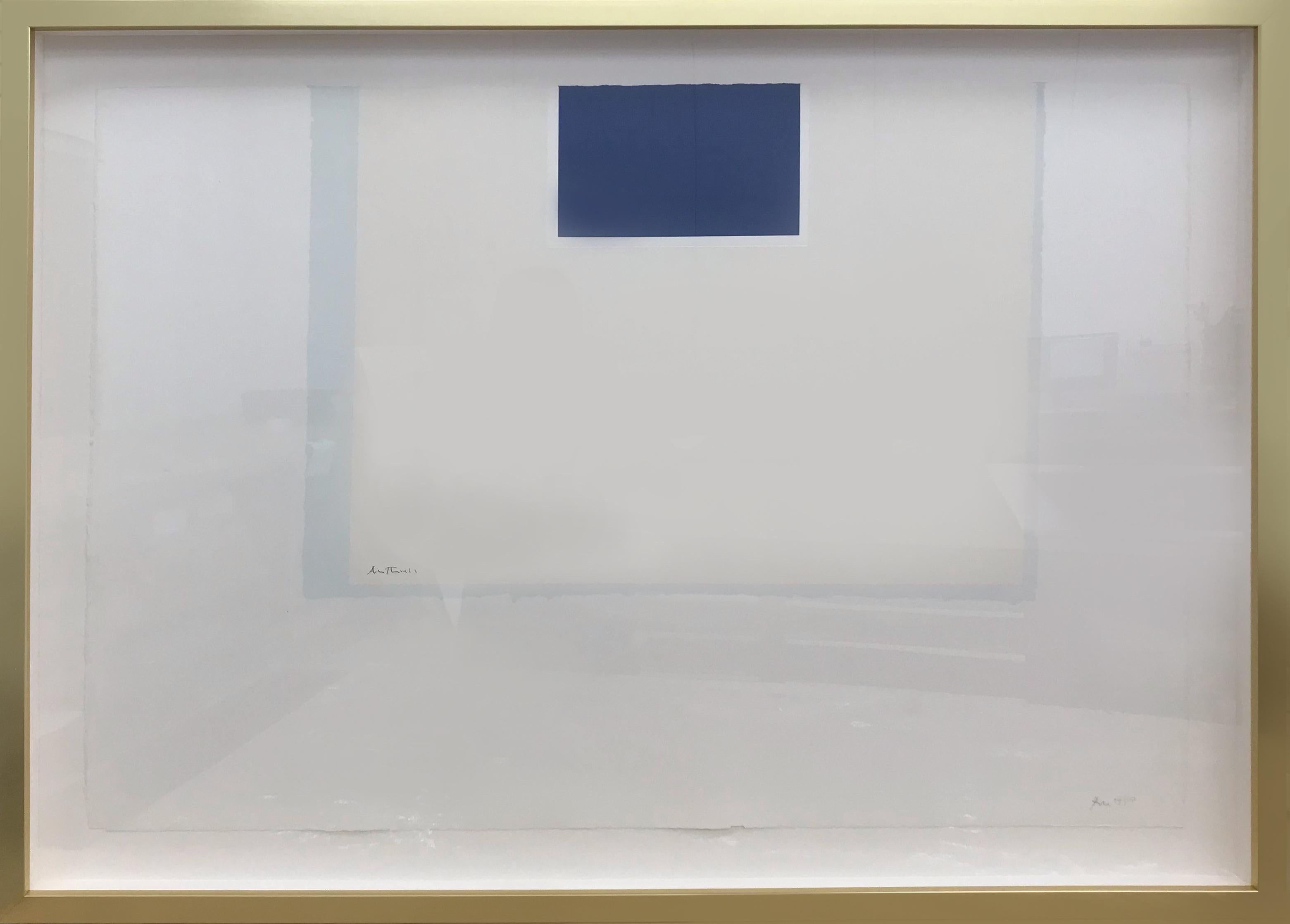  
ROBERT MOTHERWELL          
(1915-1991)

Série II de Londres : Sans titre (bleu/bleu pâle)


Sérigraphie en couleur sur J.B. Papier vert, c. 1971
Paraphe et numérotation de l'artiste, signature complète dans la plaque et estampage à froid
Edition