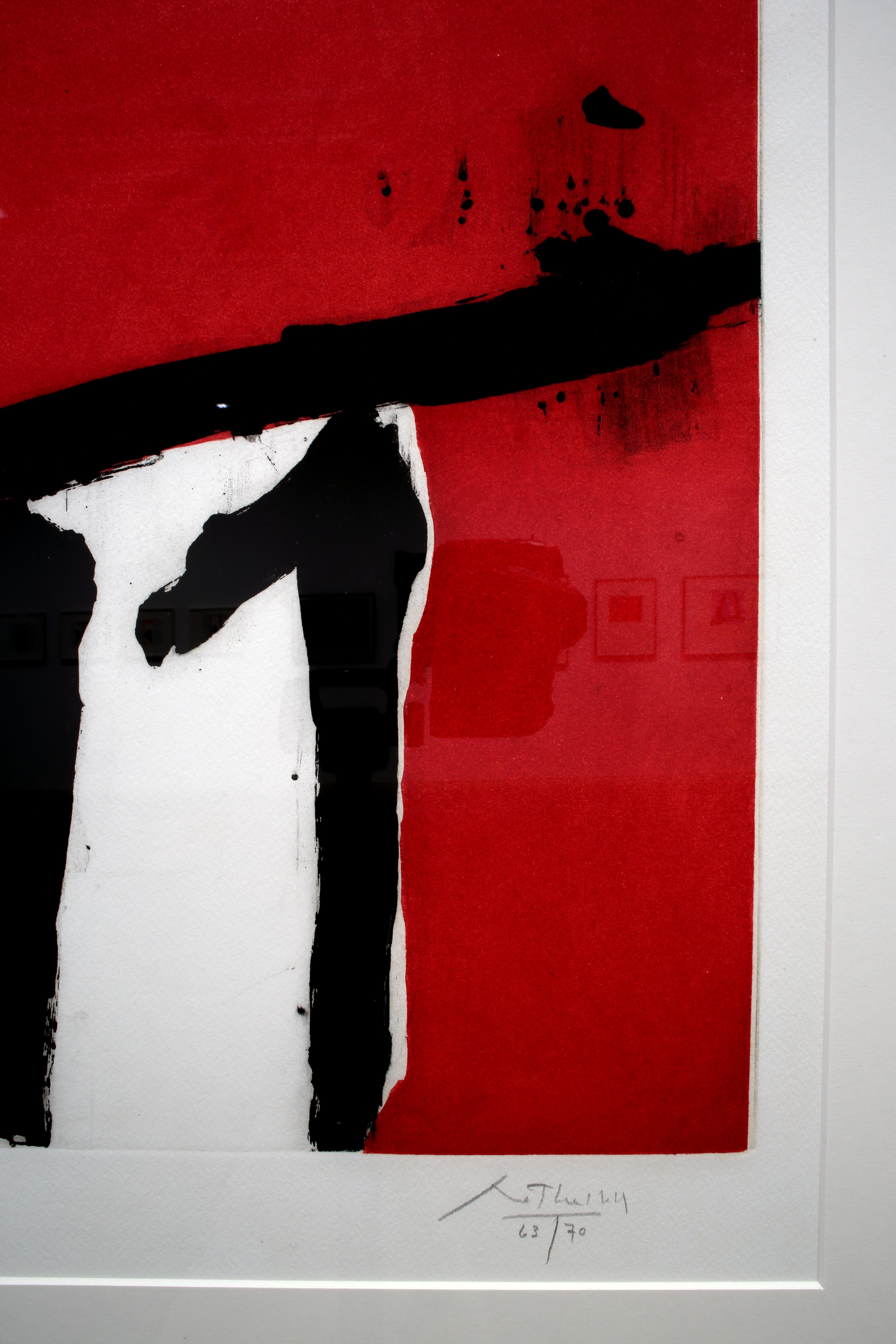 Mexican Night II - Abstract Expressionist Print by Robert Motherwell