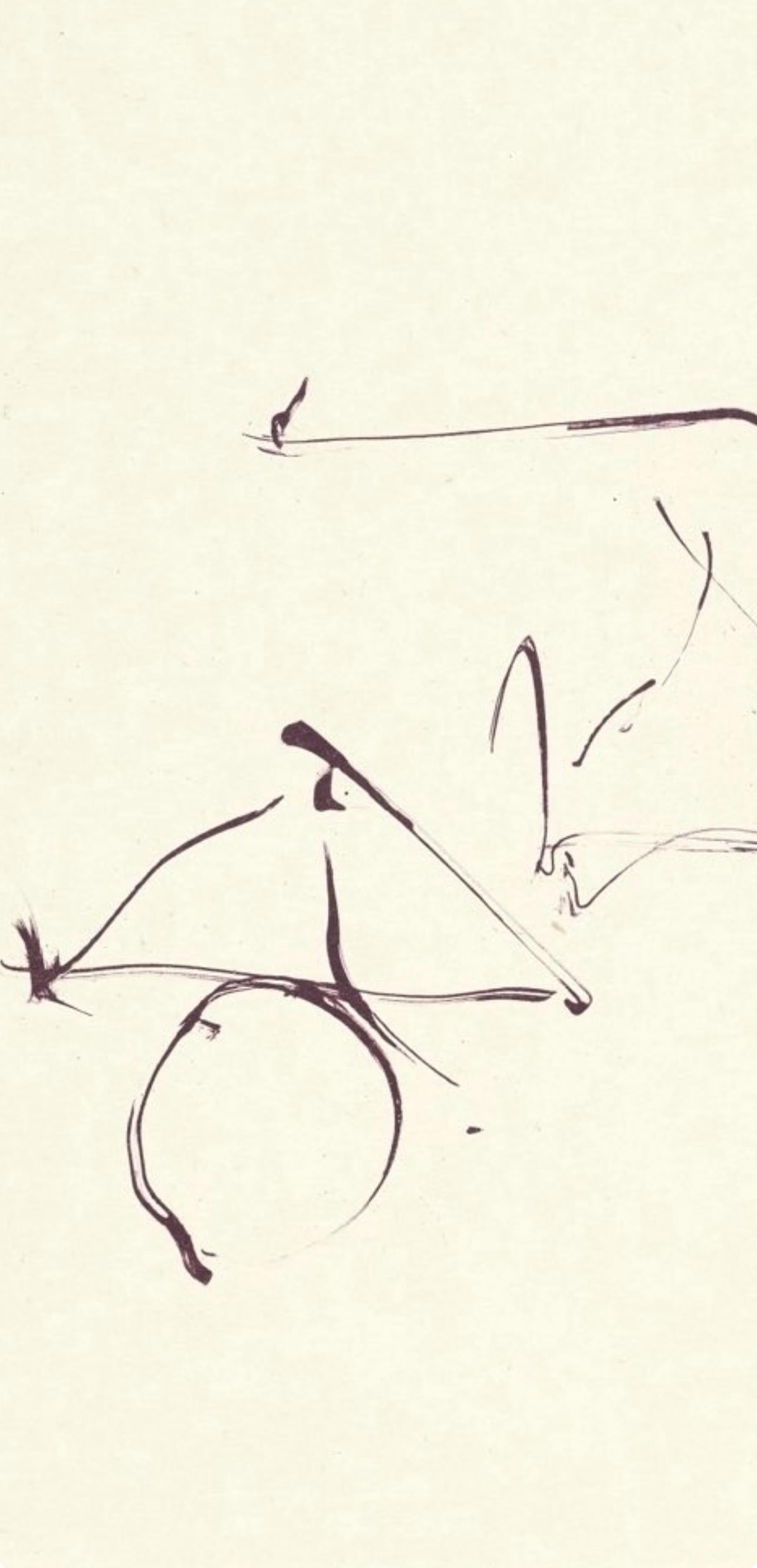 Città del Messico (Belknap 354-380; Engberg/Banach 415-441), Tre poesie - Print di Robert Motherwell