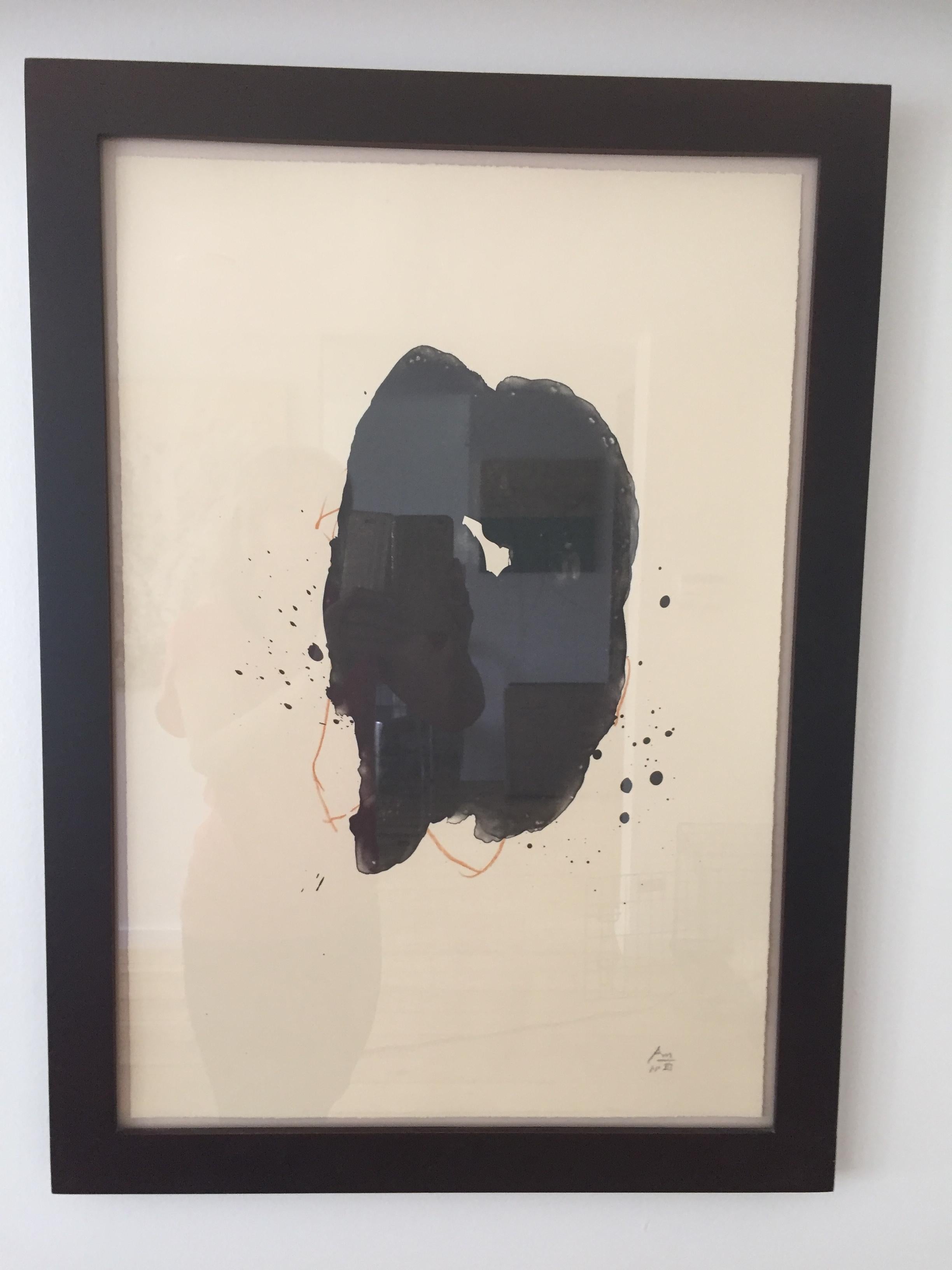 Robert Motherwell Abstract Print - Mirror