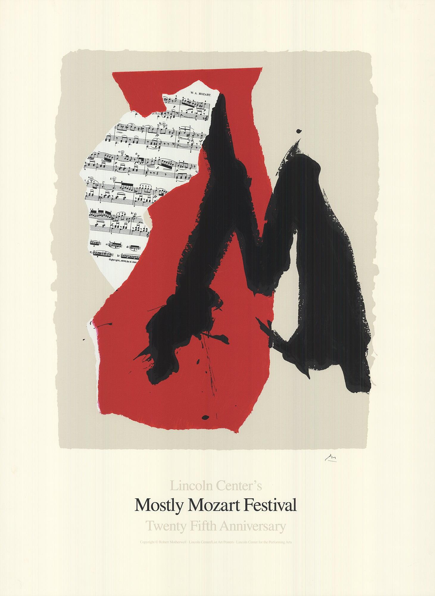 Motherwell- Mostly Mozart - HAND SIGNED Limited Edition Screen-print