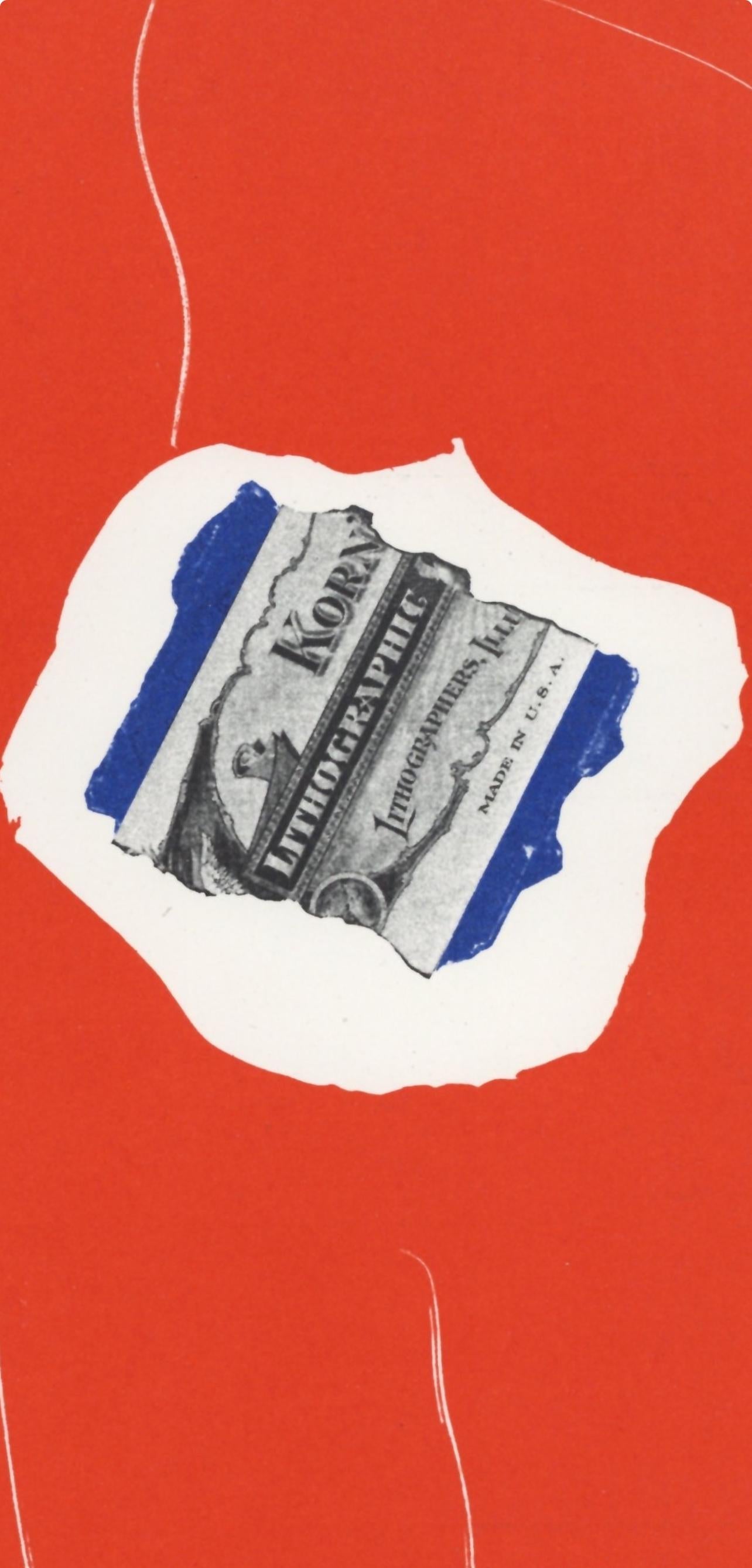 Motherwell, Composición (Belknap, Ap. 24), XXe Siècle (después) - Print de Robert Motherwell