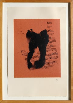 Music For J.S. Bach, Framed Lithograph by Robert Motherwell