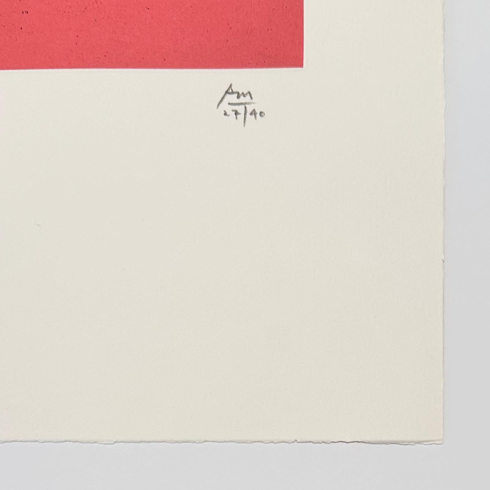 Musique, tirée d'Ulysses - Print de Robert Motherwell