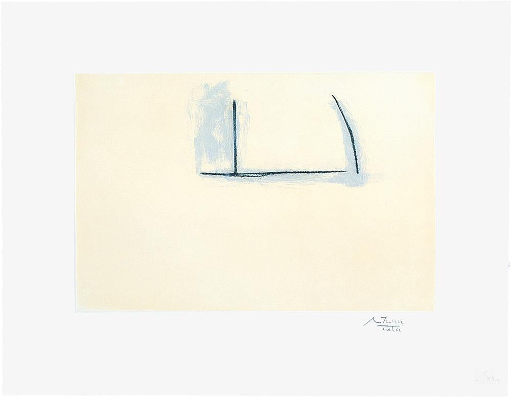 Abstract Print Robert Motherwell - Naples Jaune Ouvert