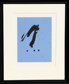 No. 17 from Three Poems, Framed Lithograph by Robert Motherwell