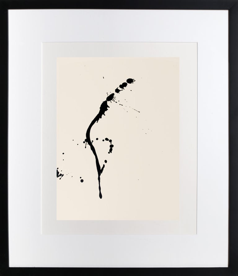 Robert Motherwell No. 21 from Three Poems, Framed Lithograph by