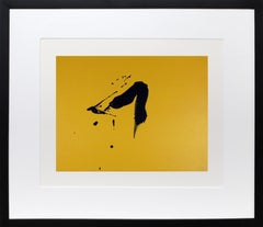 No. 25 from Three Poems, Framed Lithograph by Robert Motherwell