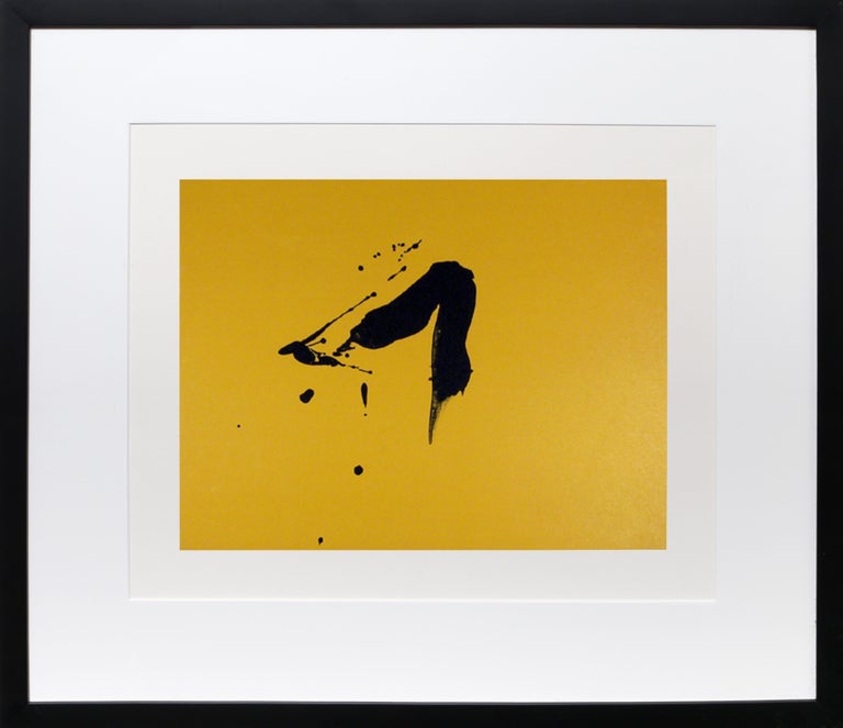 Robert Motherwell No. 25 from Three Poems, Framed Lithograph by