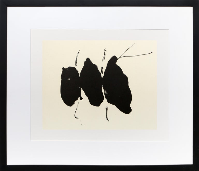 Robert Motherwell No. 27 from Three Poems, Framed Lithograph by