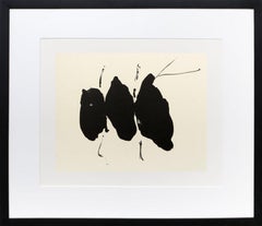 Three Poems: Mexican Elegy, Framed Lithograph by Robert Motherwell