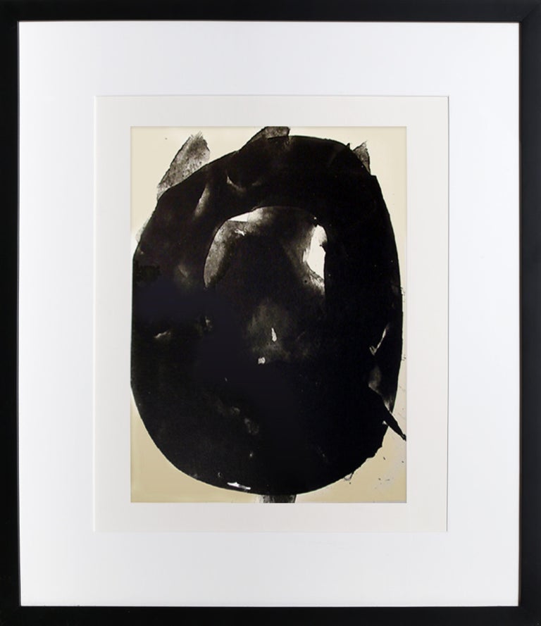Robert Motherwell No. 6 from Three Poems, Framed Lithograph by Robert