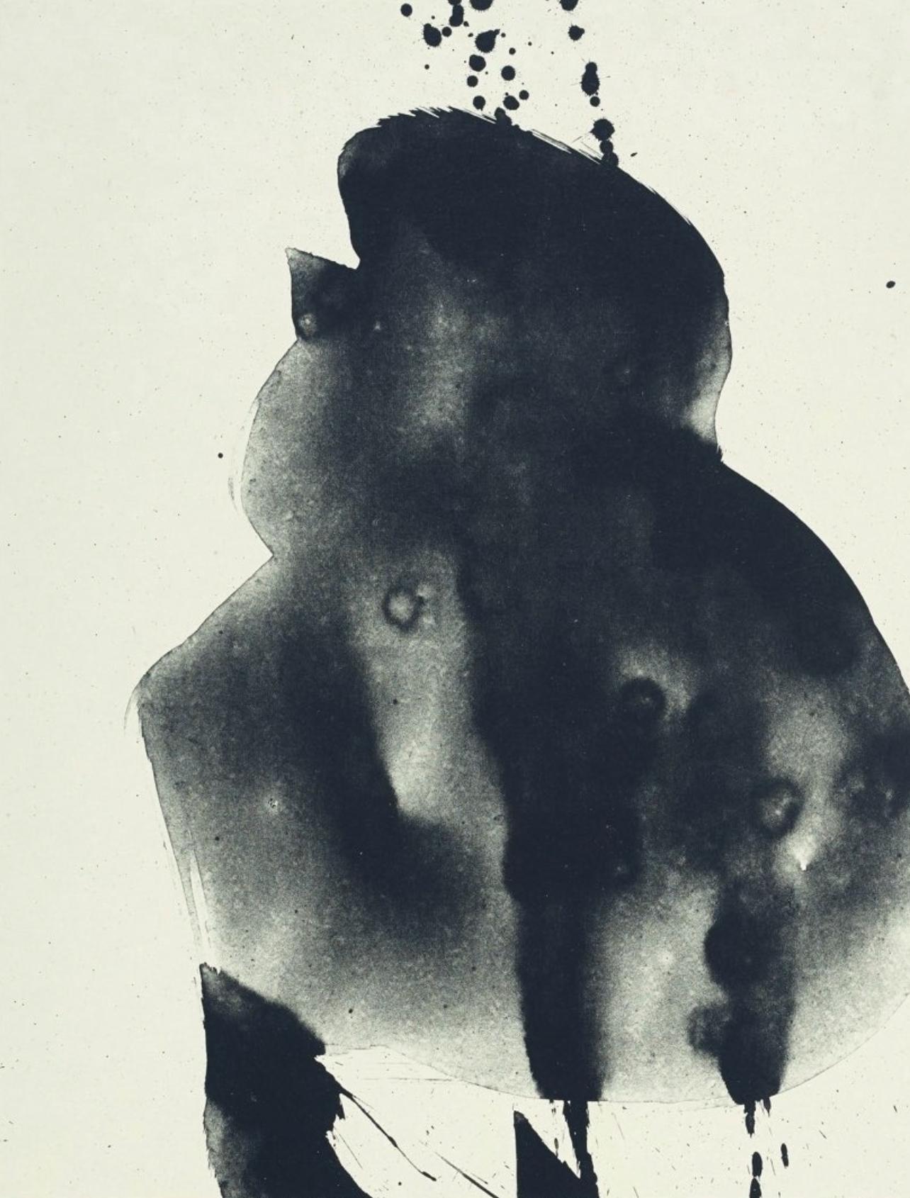 Landscape Print di Robert Motherwell - Notturno III (Belknap 354-380; Engberg/Banach 415-441), Tre poesie