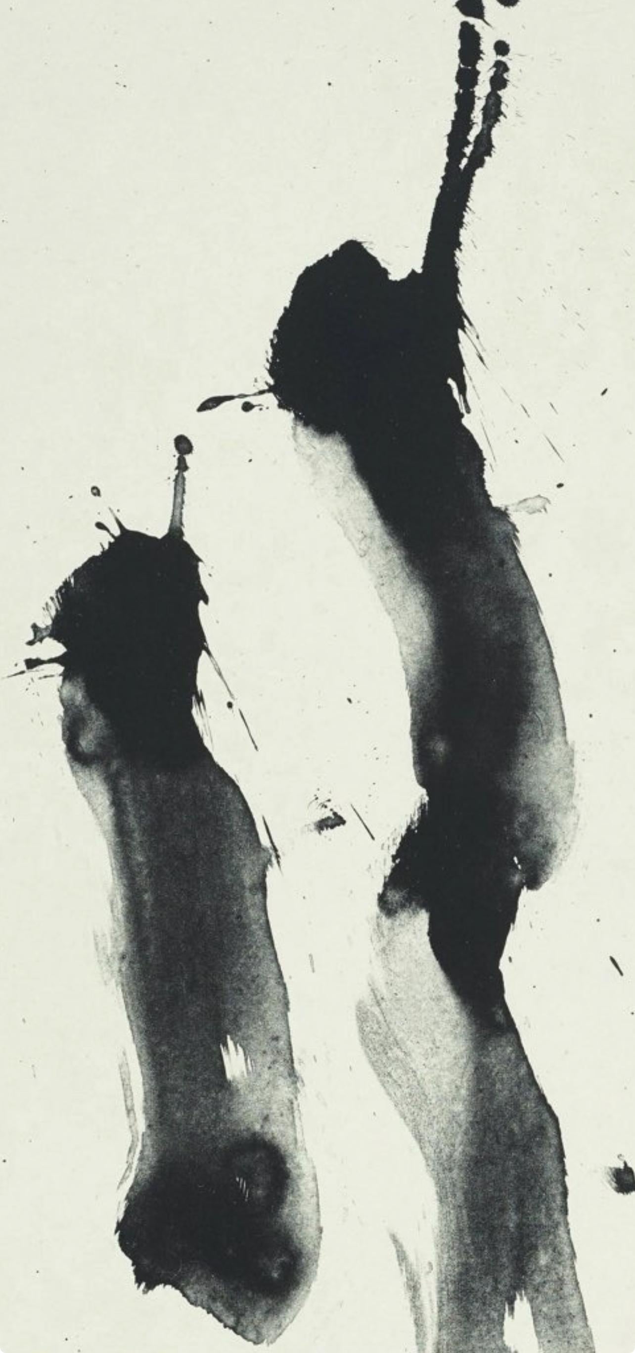 Notturno IV (Belknap 354-380; Engberg/Banach 415-441), Tre poesie - Landscape Print Beige di Robert Motherwell